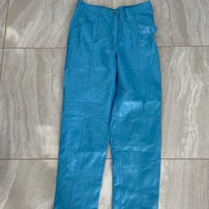 Julián k baby blue leather pants